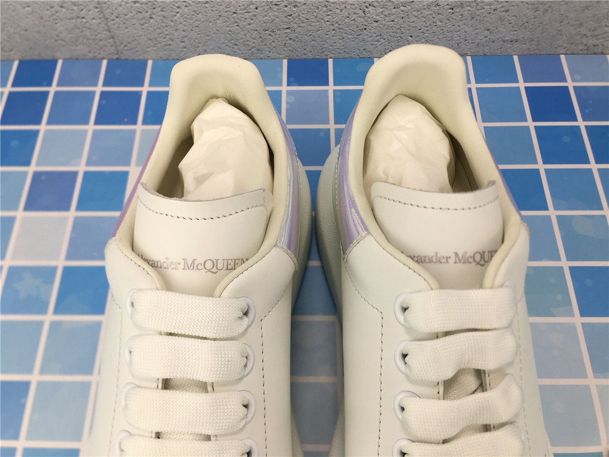 ALEXANDER MCQUEEN WHITE/SHOCK PINK Oversized Sneakers 561726WHVI59375